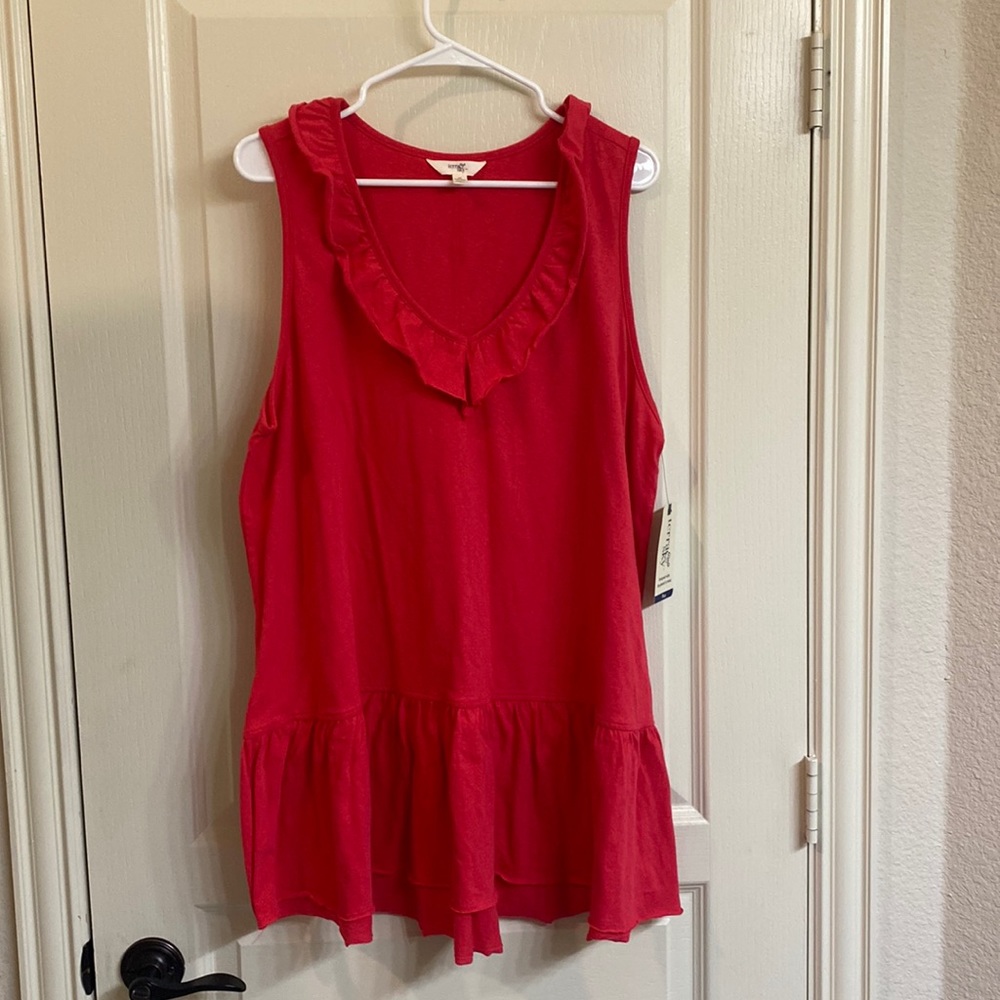 NWT Terra Sky Sleeveless Blouse